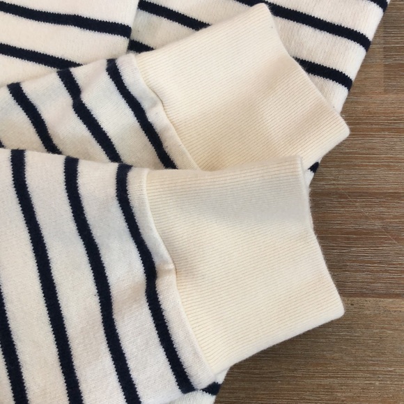 Madewell Cozy Striped French-Vibe Sweatshirt: large - Picture 10 of 10